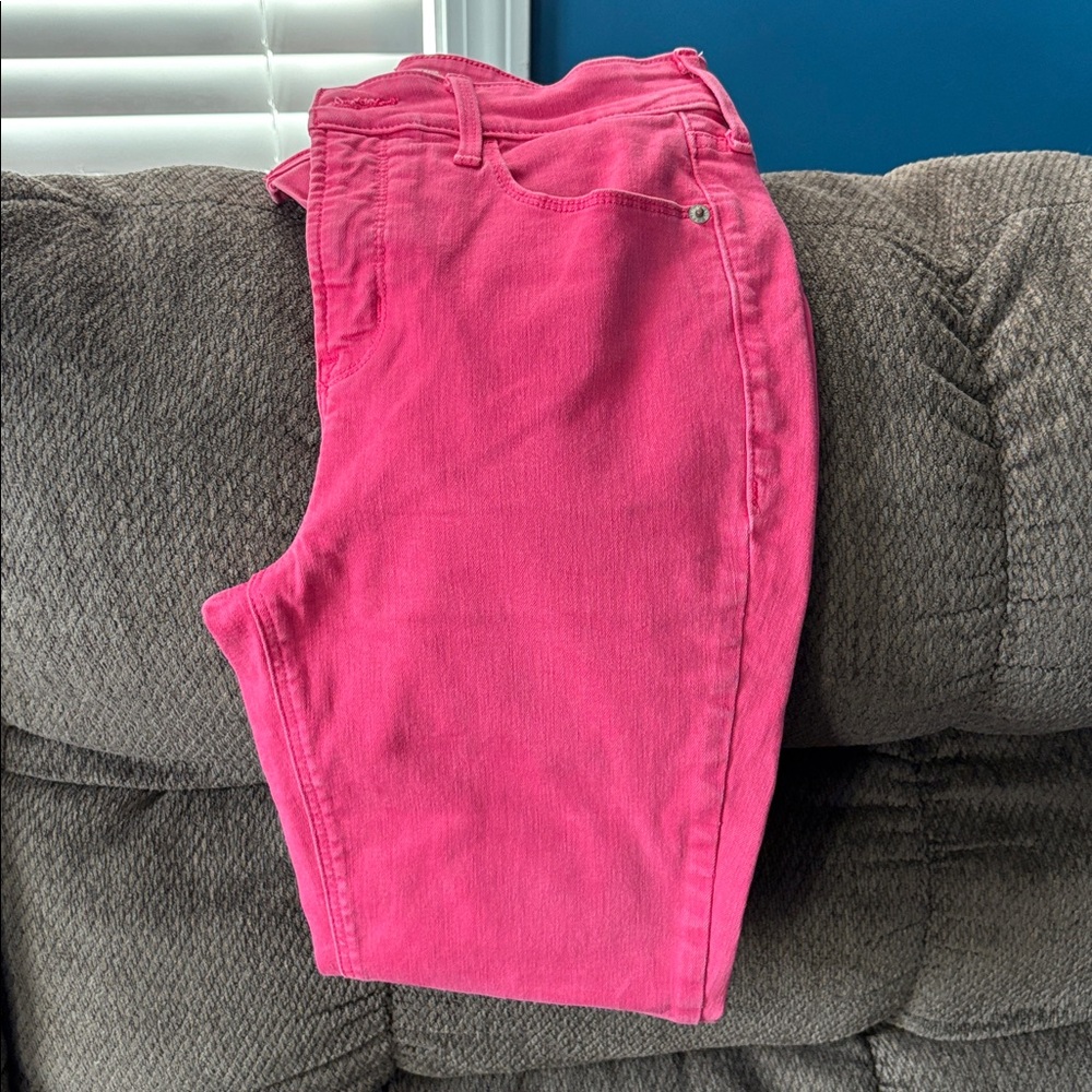 Old Navy Hot Pink Super Skinny Jeans